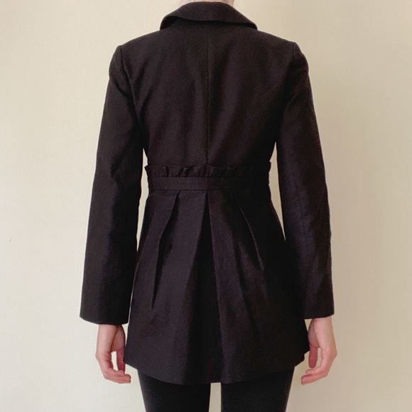 JCREW Ruffle Gamine Coat - Picture 3 of 9